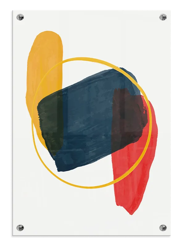 Colorful Abstract Shapes Plakat