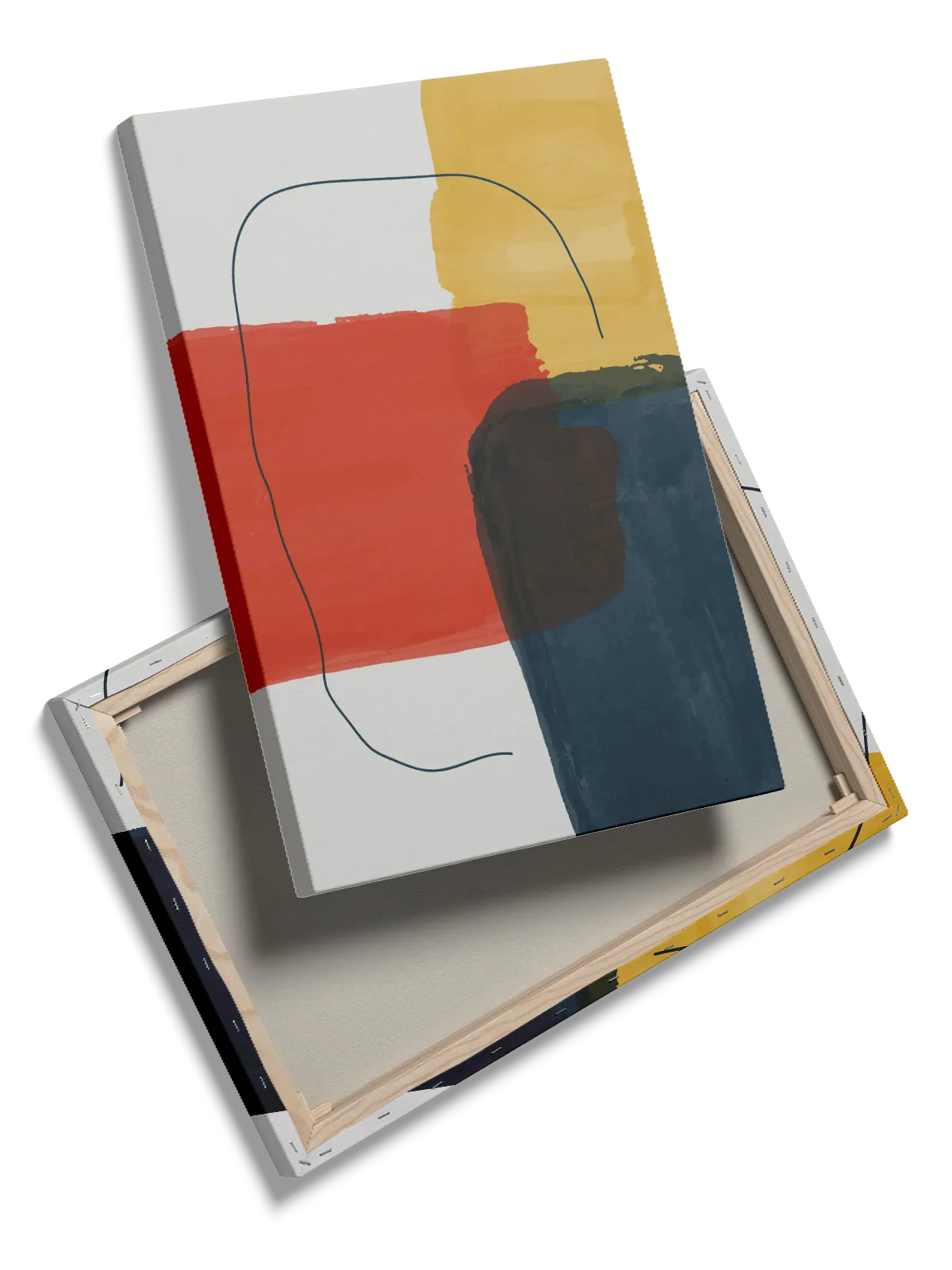 Vivid Color Contours Plakat