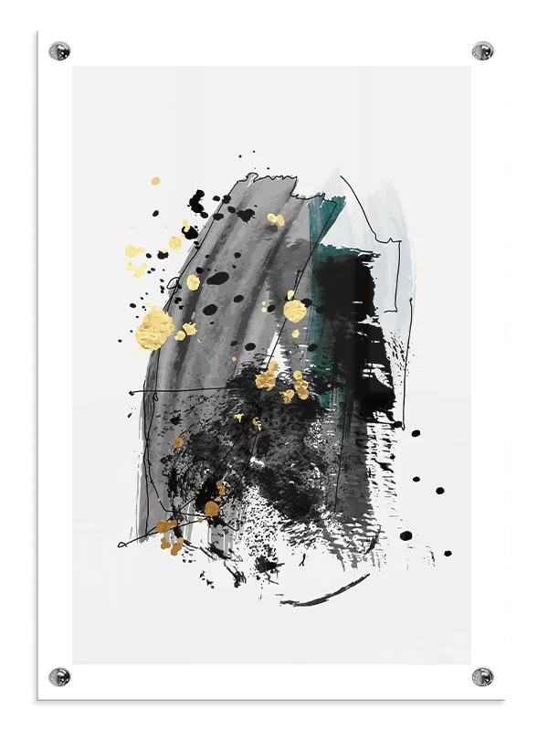 Veiled Ink Splashes Plakat