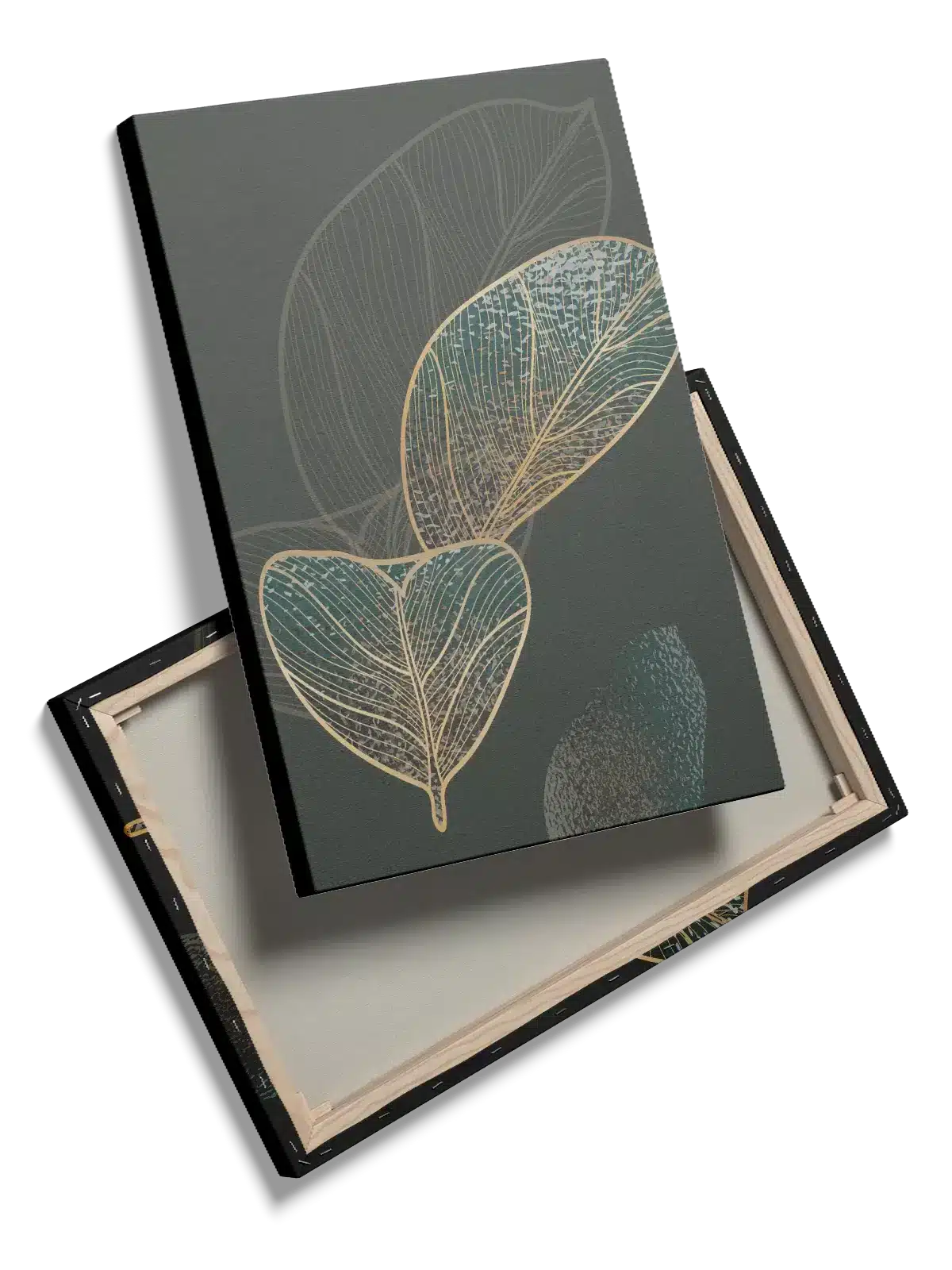 Golden Vein Leaves Plakat