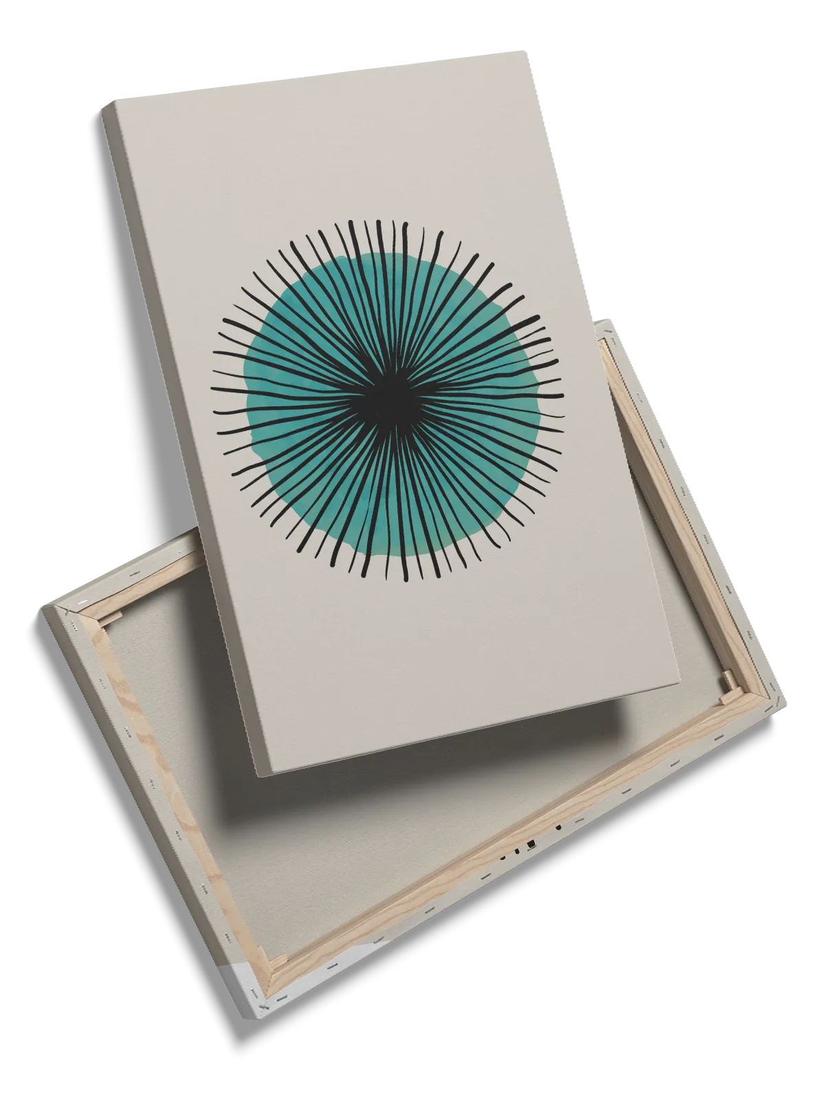 Radiant Green Bloom Plakat