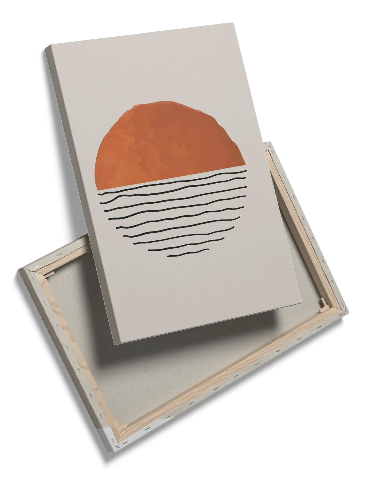 Rust Horizon Lines Plakat