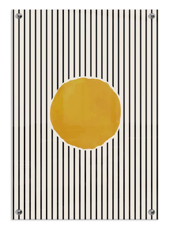 Golden Orb Contours Plakat