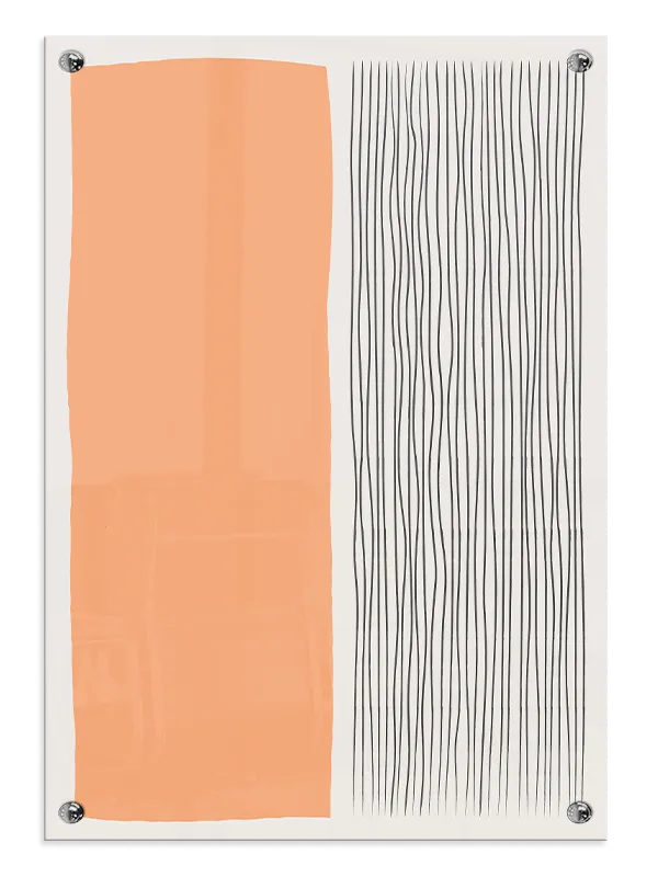 Coral Vein Lines Plakat