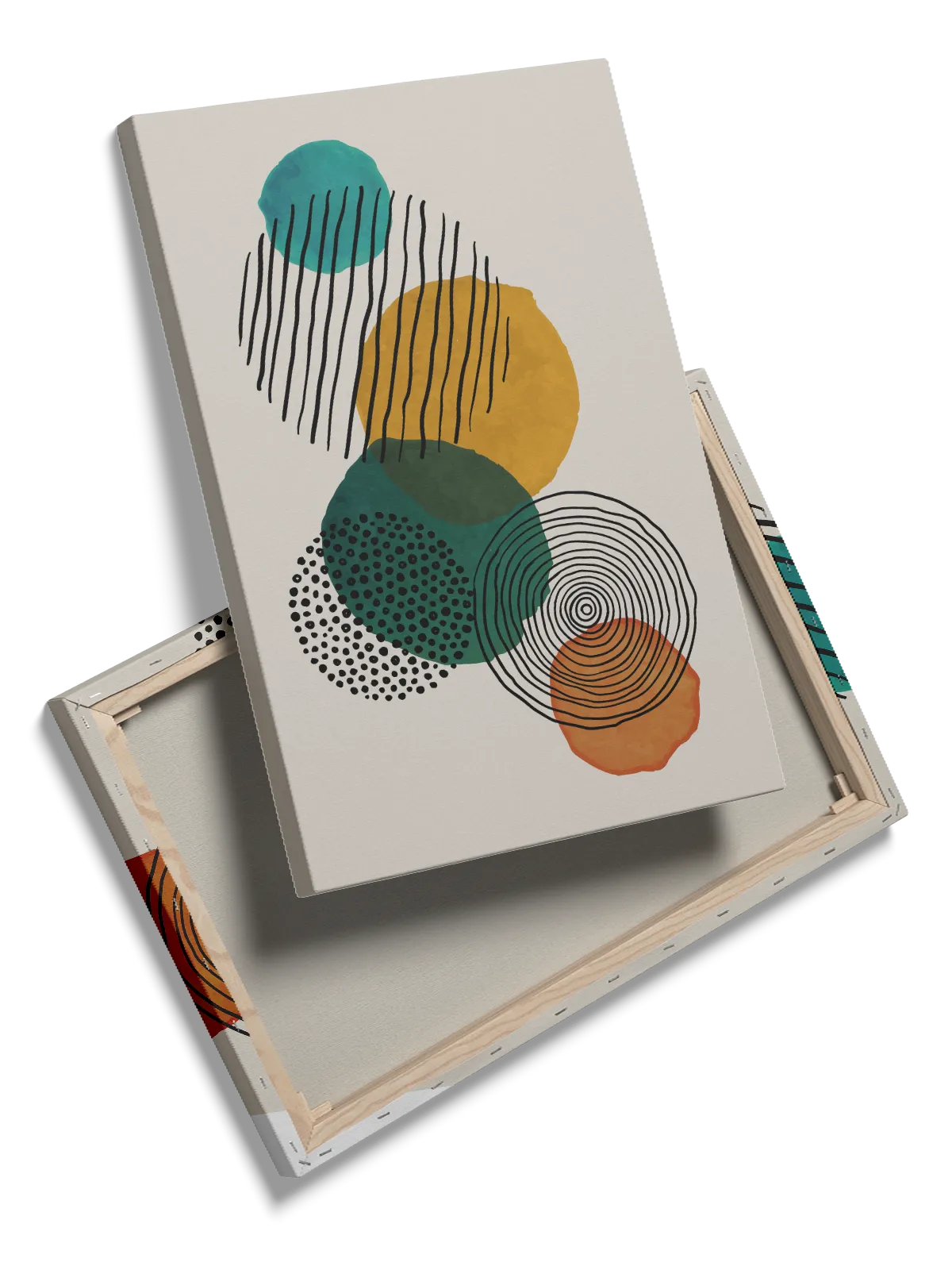 Organic Contour Spheres Plakat