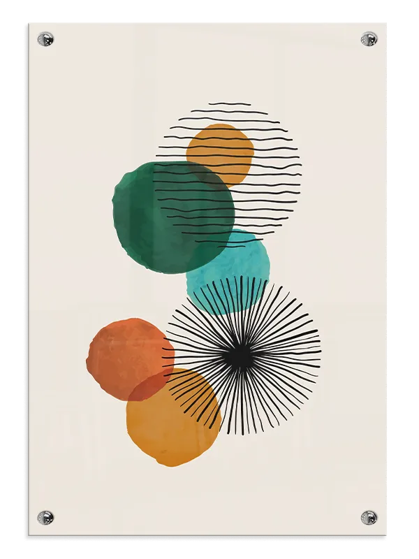 Radiant Sphere Layers Plakat
