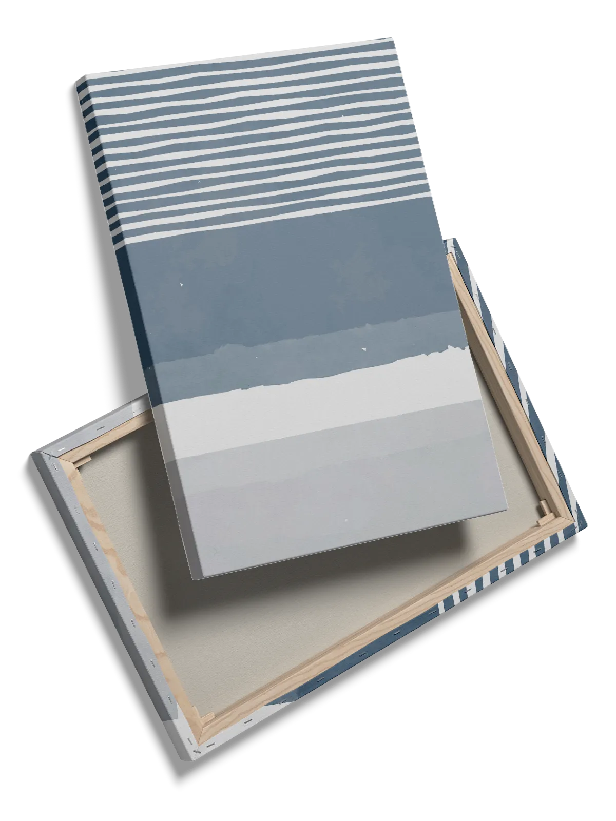 Muted Blue Layers Plakat