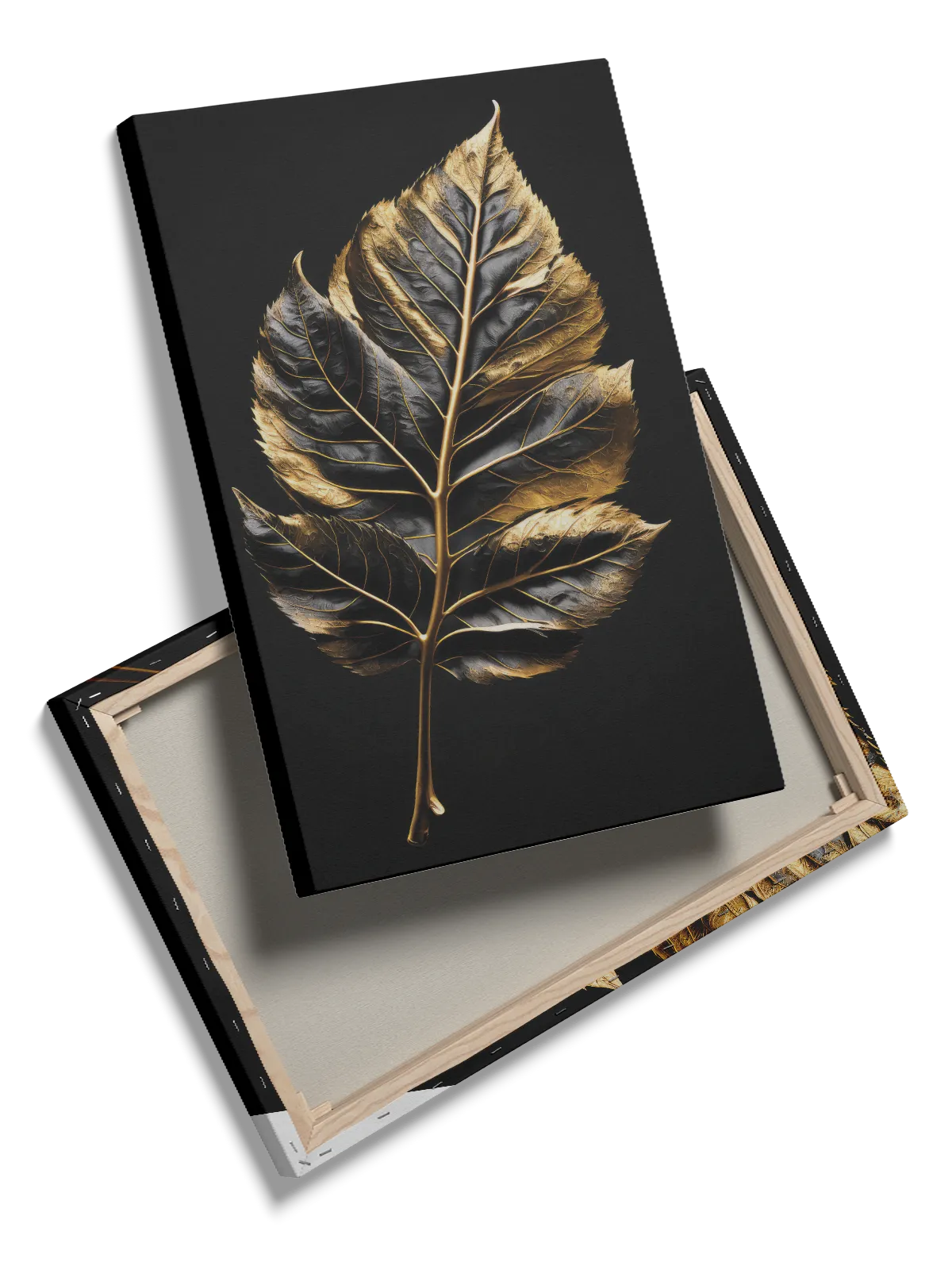Golden Leaf Detail Plakat