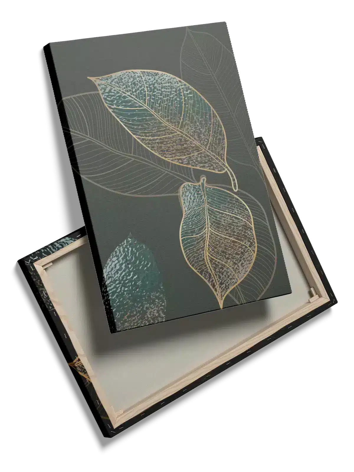 Gilded Leaf Veins Plakat
