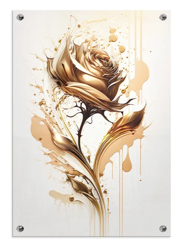 Liquid Gold Bloom Plakat