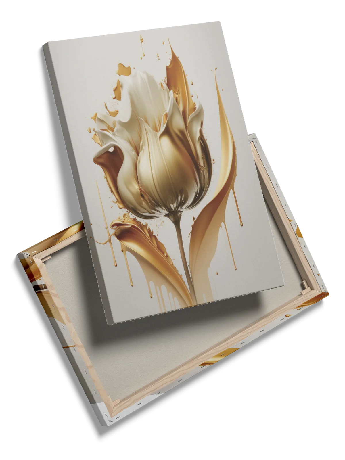 Golden Bloom Splash Plakat