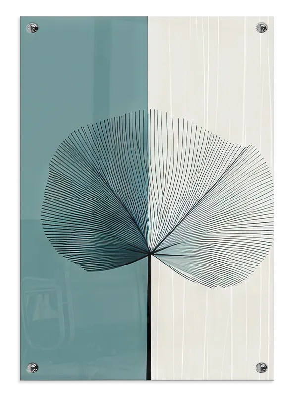 Veined Fan Leaf Plakat