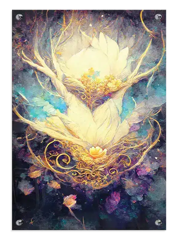 Ethereal Lotus Bloom Plakat
