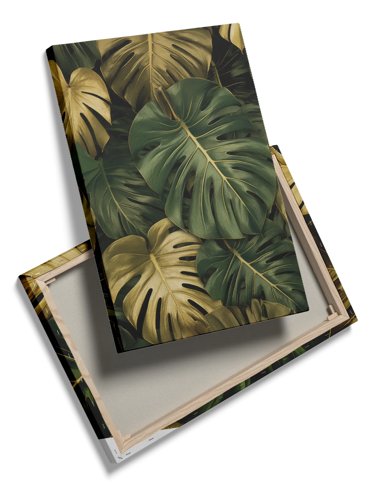 Golden Monstera Layers Plakat