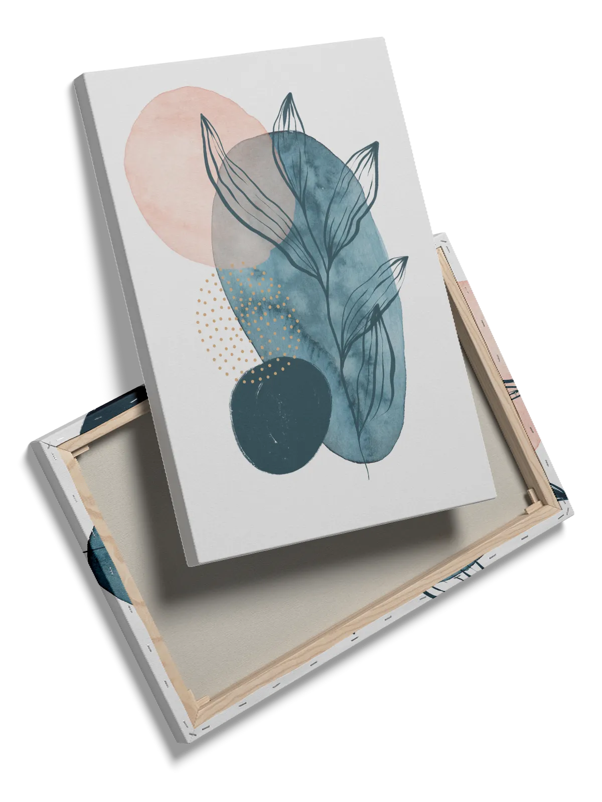 Ethereal Leaf Silhouette Plakat