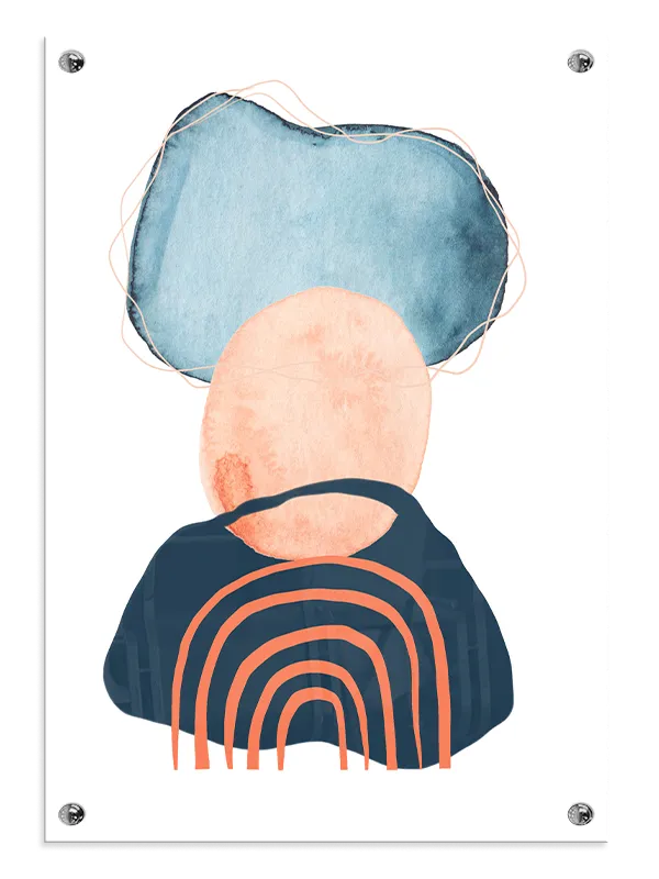 Arched Layers Composition Plakat