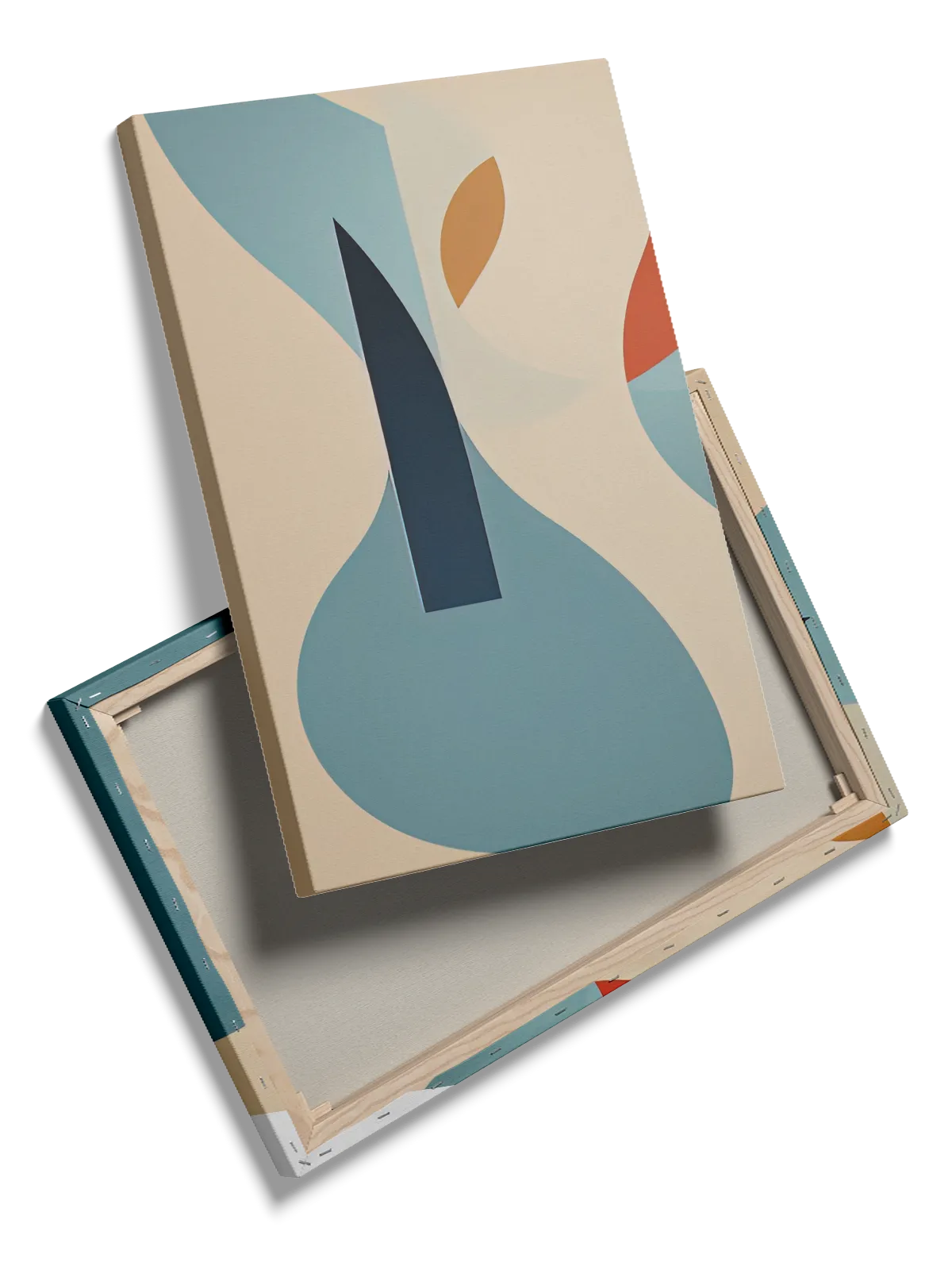 Curved Color Harmony Plakat