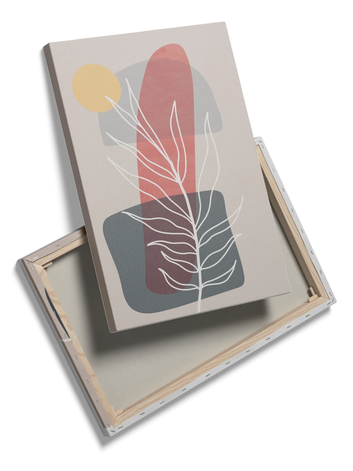 Veiled Leaf Silhouette Plakat