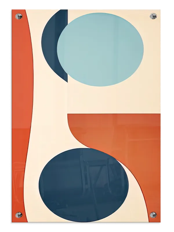 Curved Orb Layers Plakat