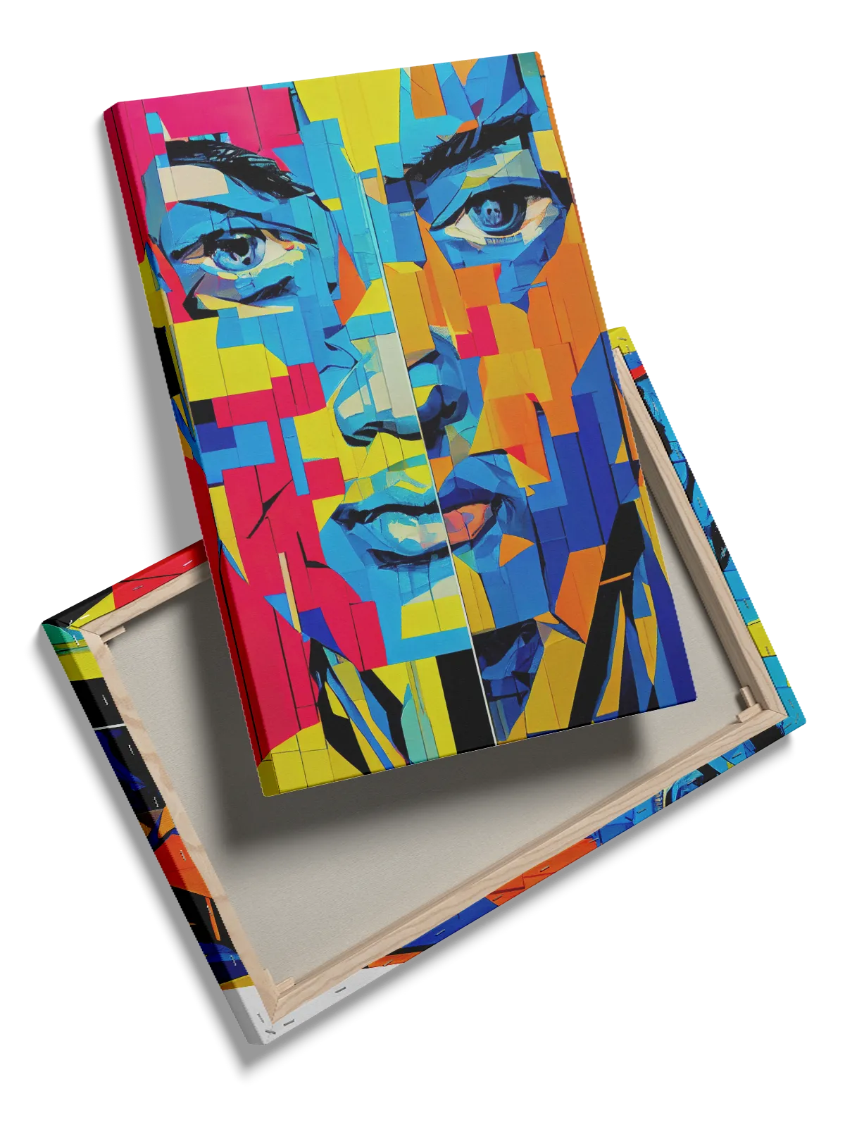 Fragmented Faces Plakat