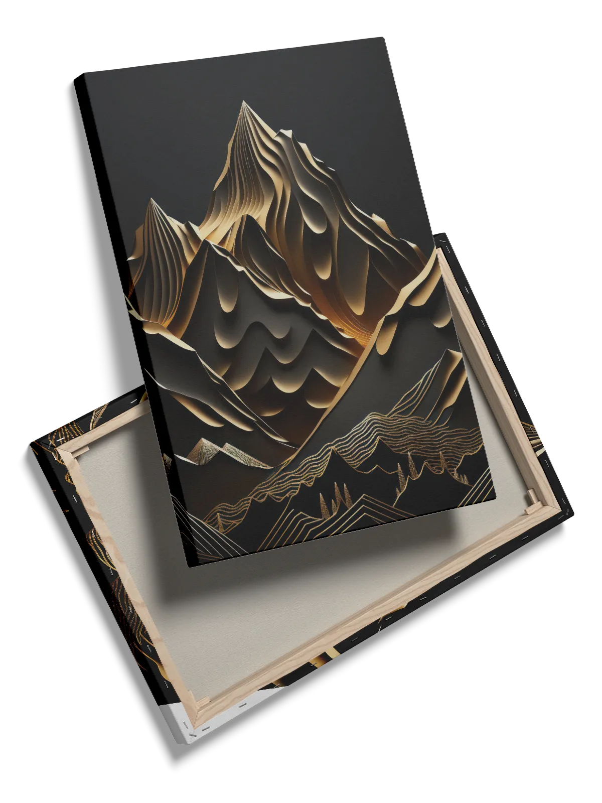 Golden Mountain Veins Plakat