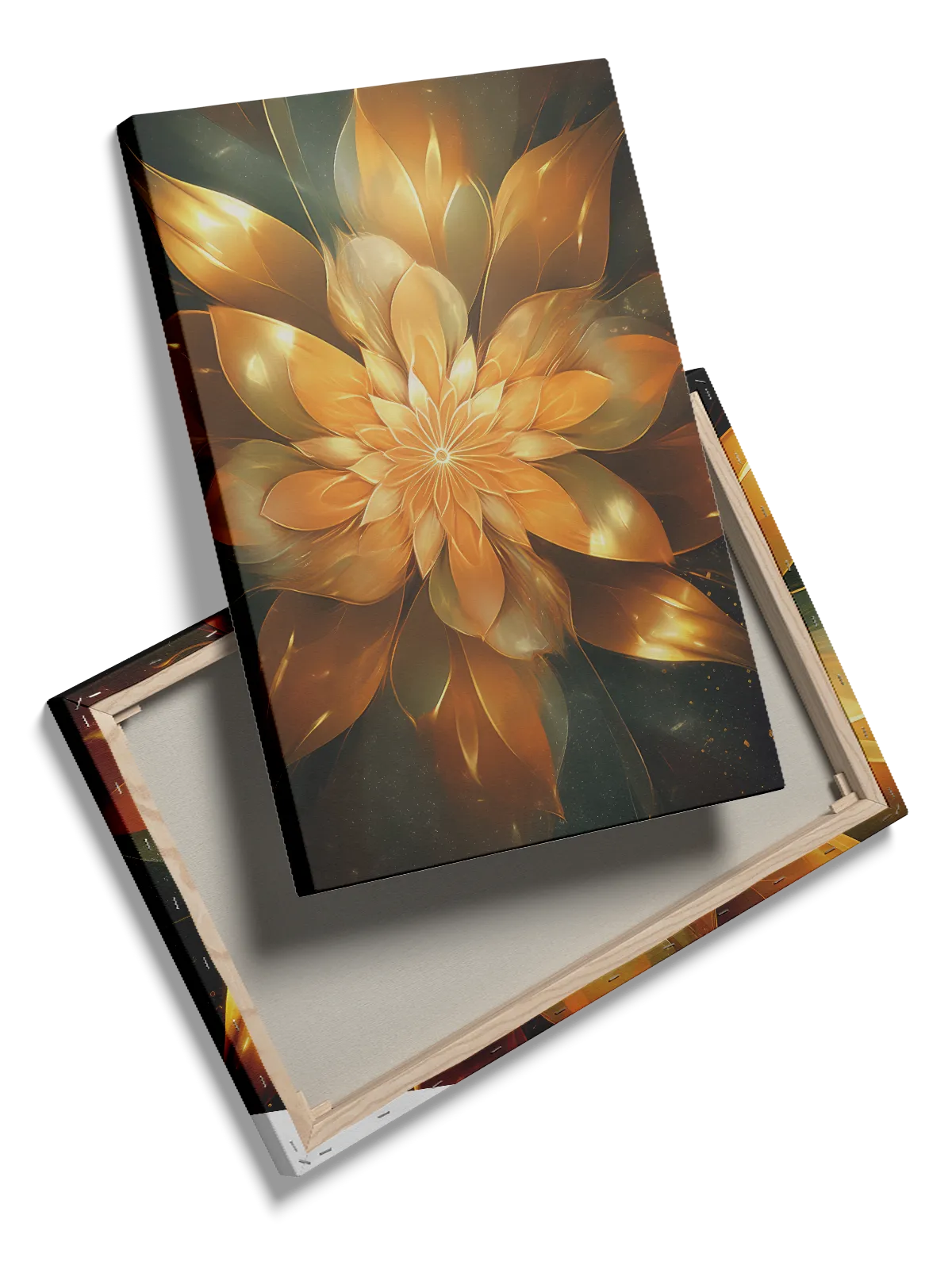 Golden Bloom Radiance Plakat