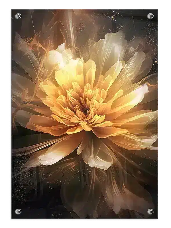 Luminous Petal Bloom Plakat