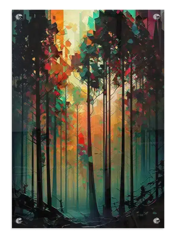 Ethereal Forest Veins Plakat