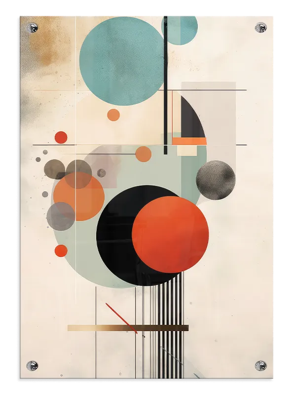 Orbiting Circles Plakat