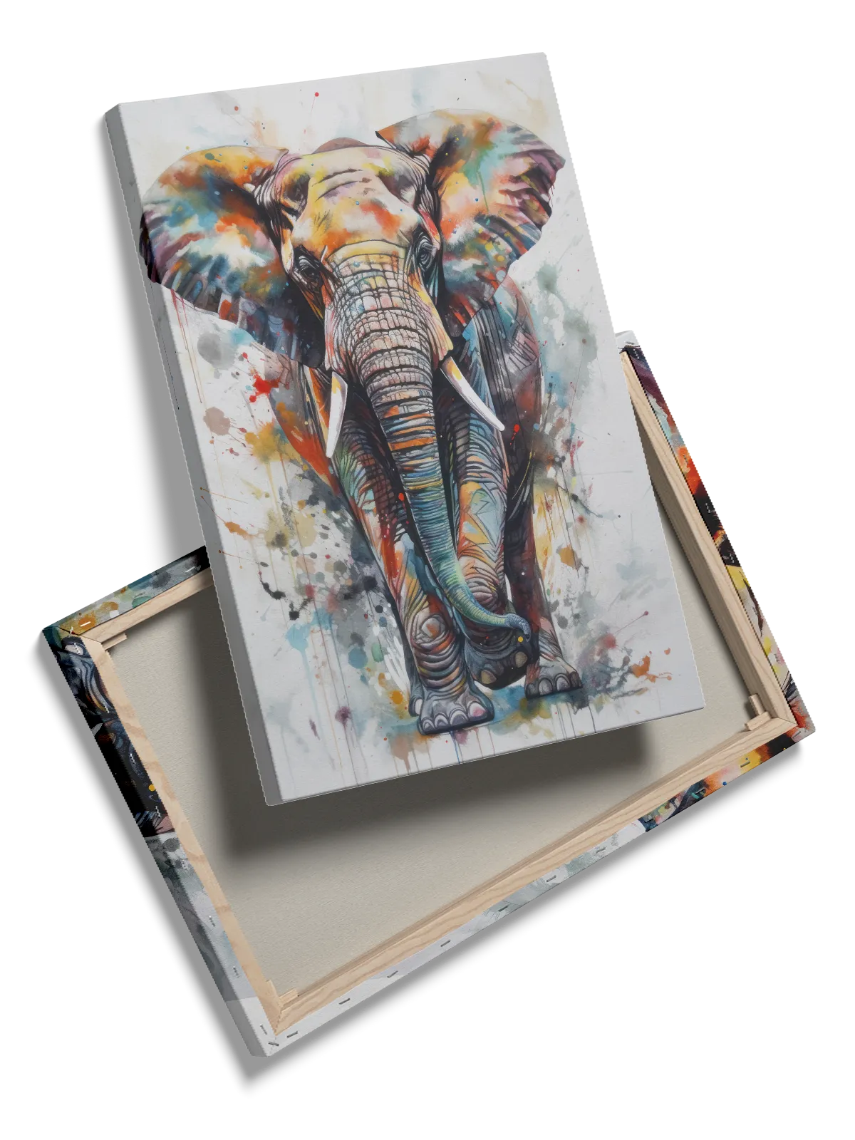 Chromatic Elephant Stroll Plakat