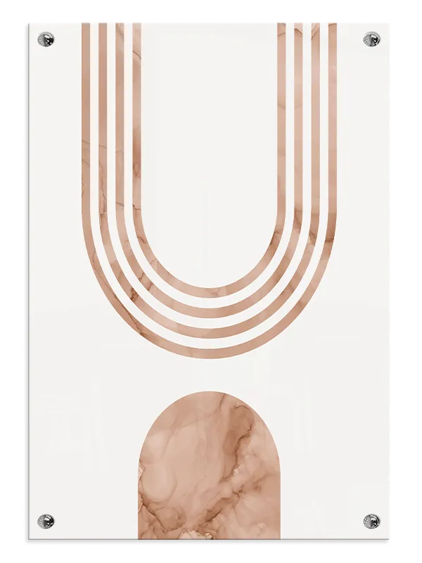 Marbled Arch Contours Plakat