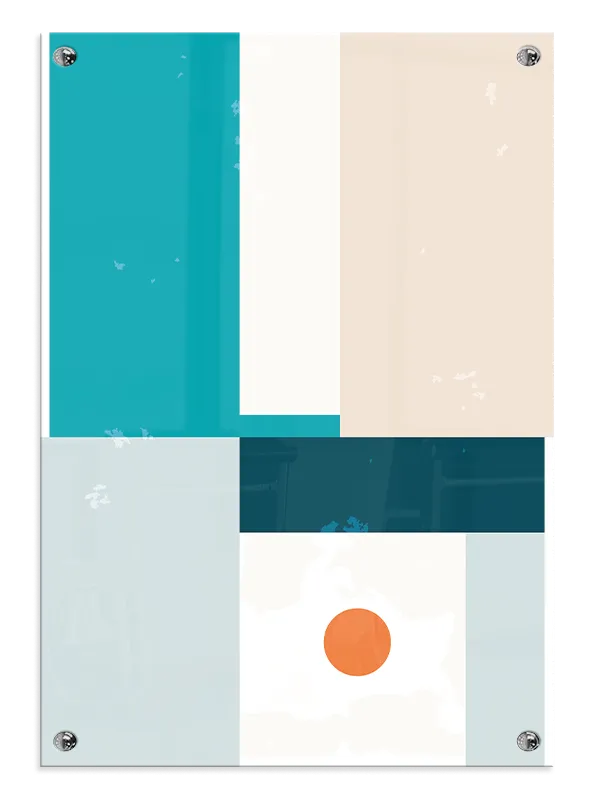 Vertical Color Blocks Plakat
