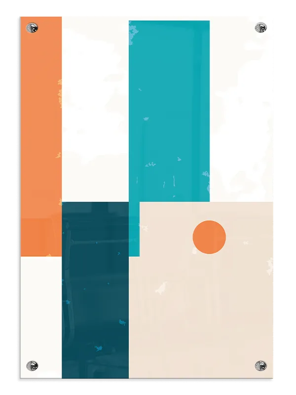 Modern Color Blocks Plakat
