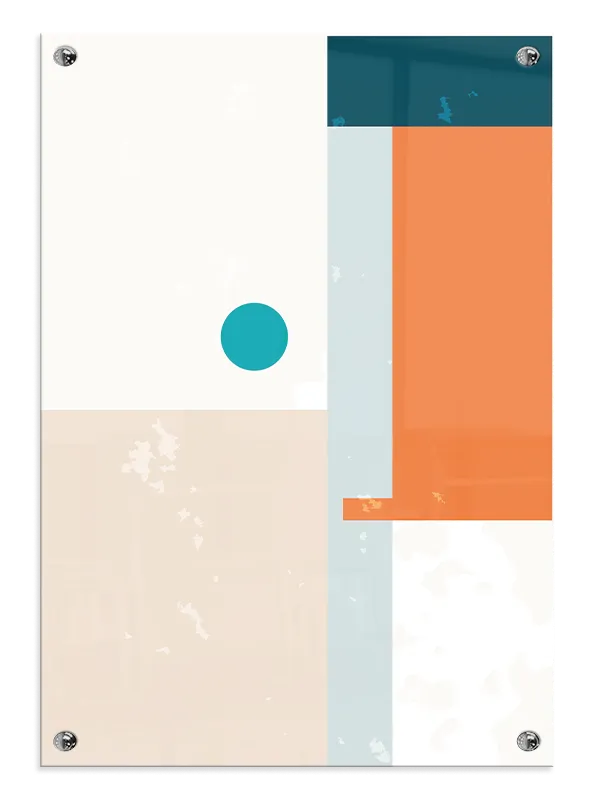 Muted Blocks Harmony Plakat