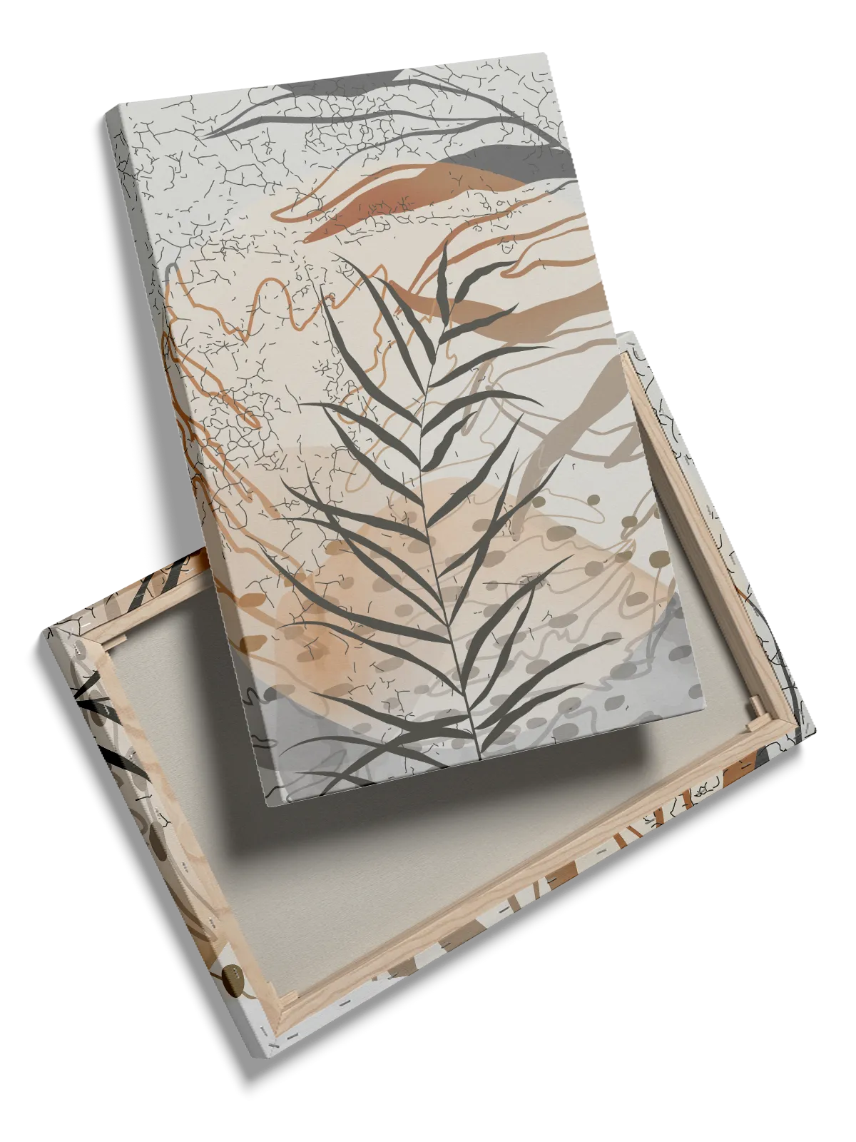 Ethereal Leaf Contours Plakat