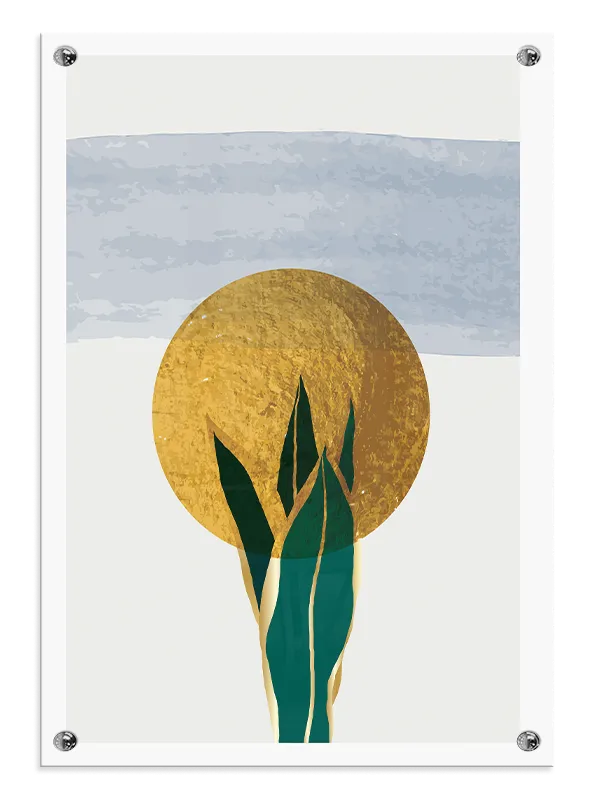 Golden Sunleaf Harmony Plakat
