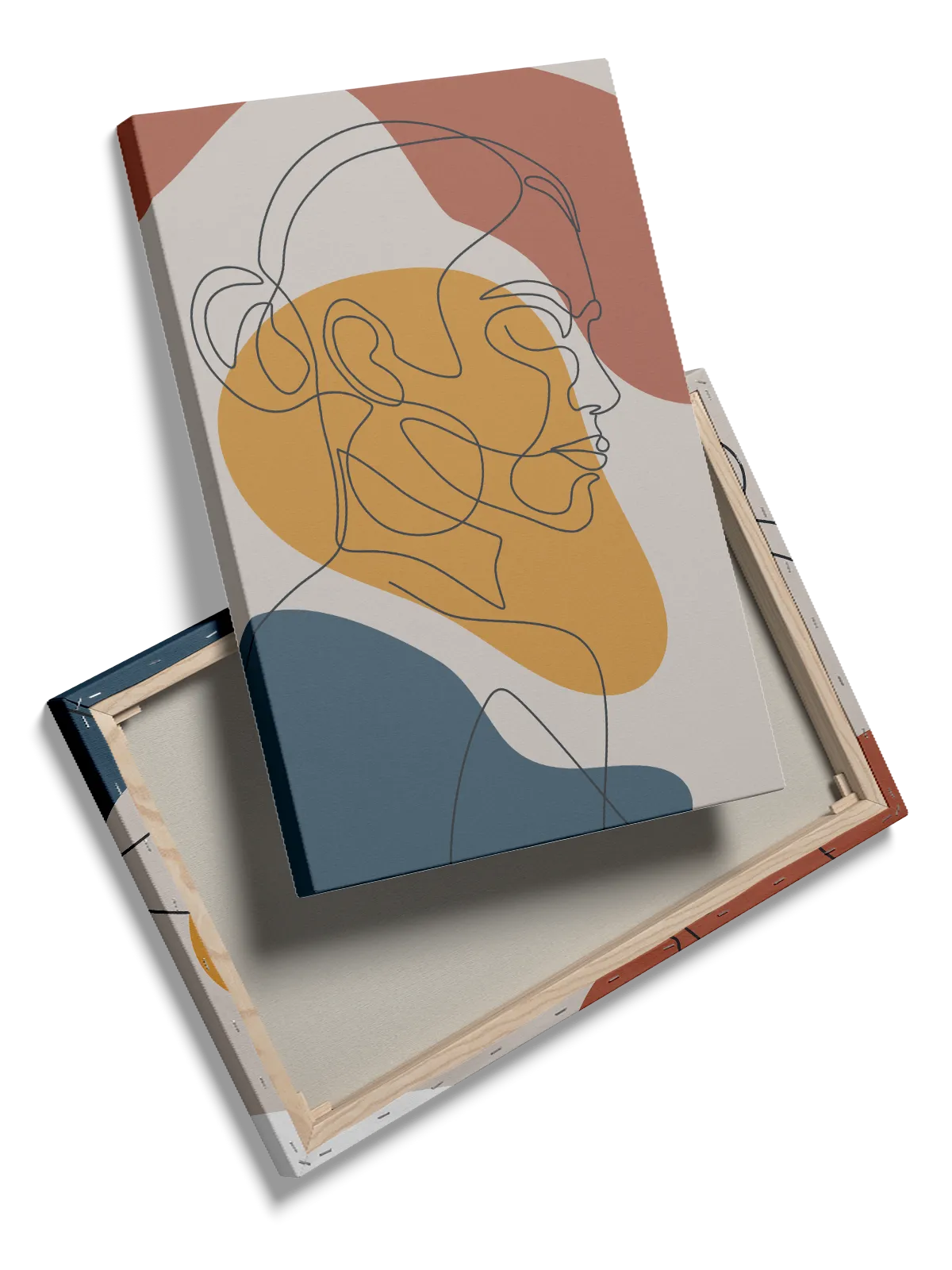 Contoured Face Layers Plakat