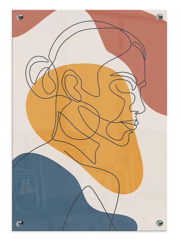 Contoured Face Layers Plakat