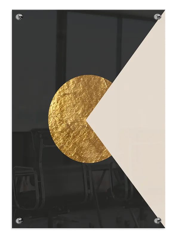 Golden Orbit Contrast Plakat