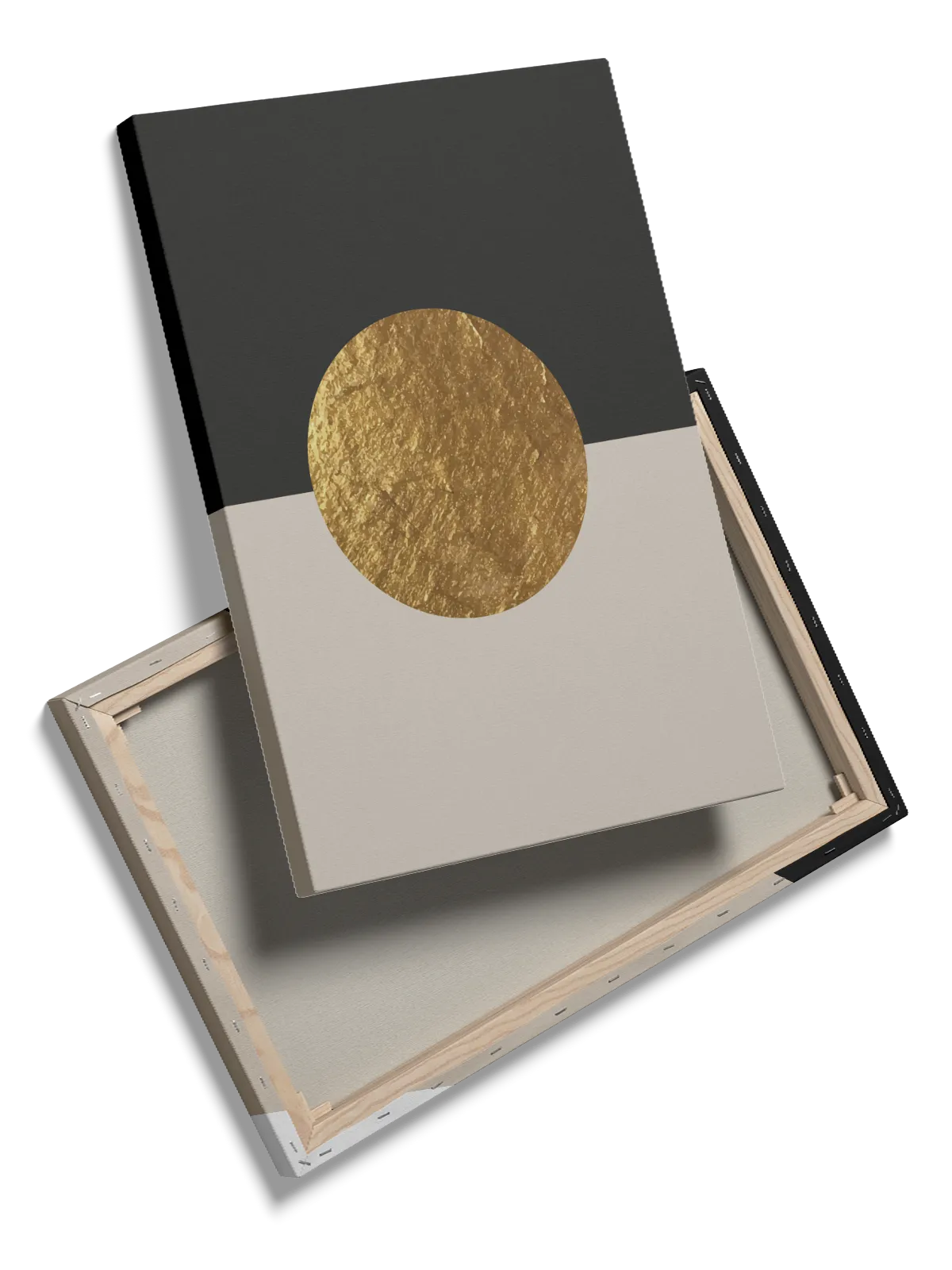 Golden Textured Sphere Plakat