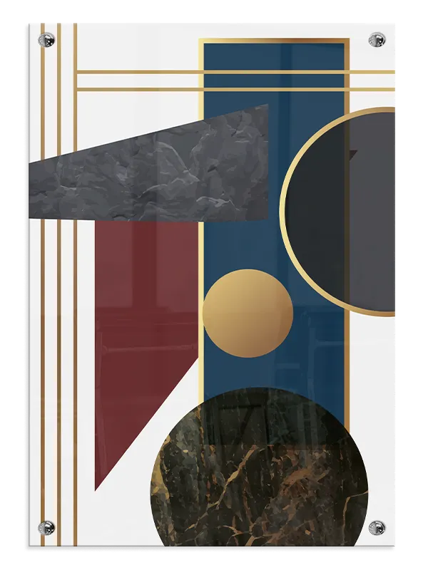 Marbled Orb Layers Plakat