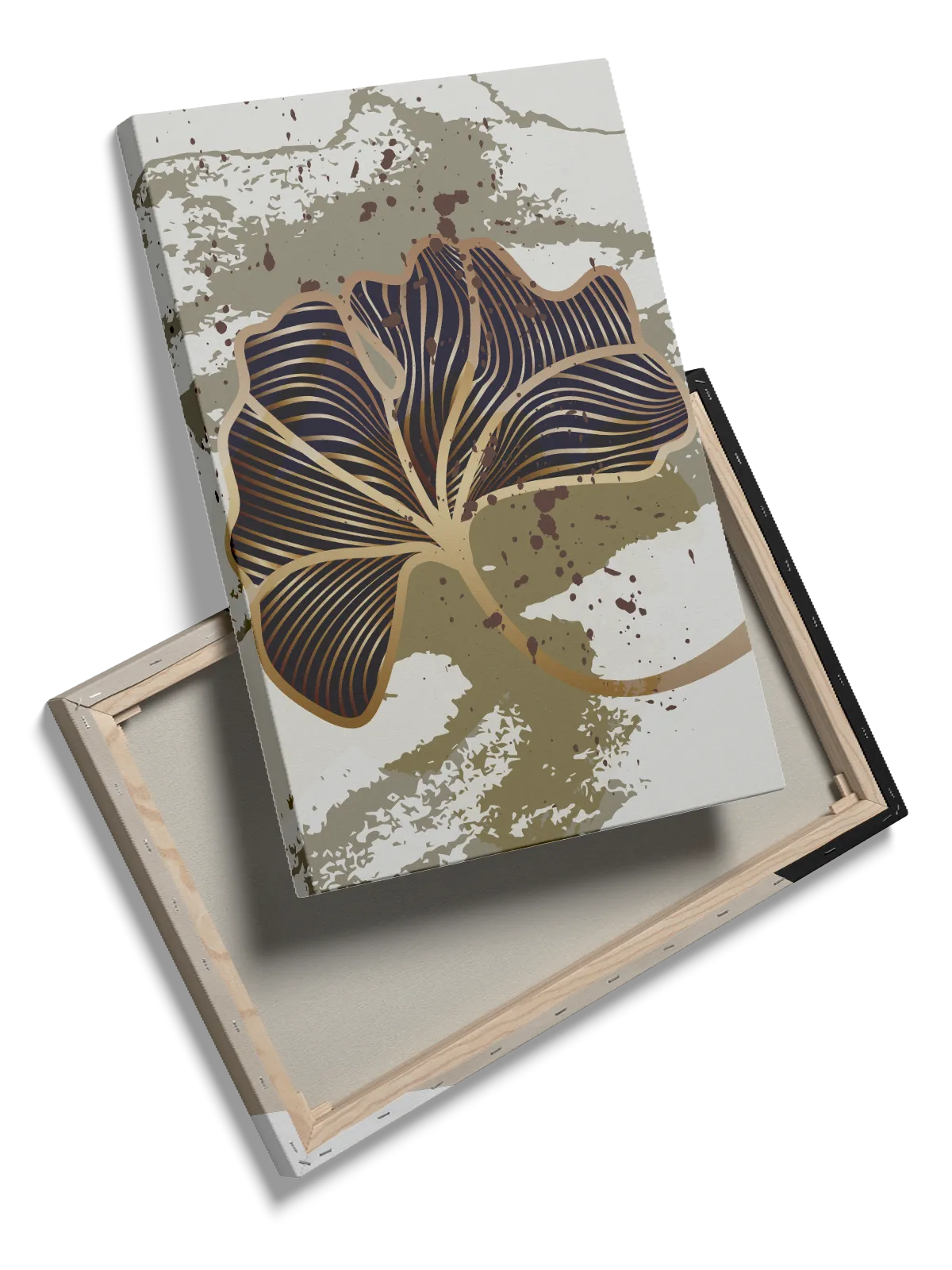 Gilded Veined Leaf Plakat