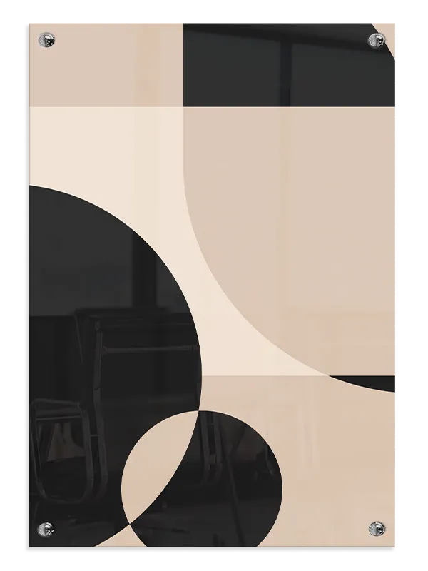Intersecting Circle Layers Plakat