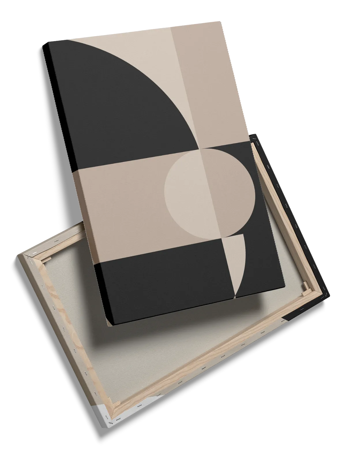 Monochrome Curve Balance Plakat