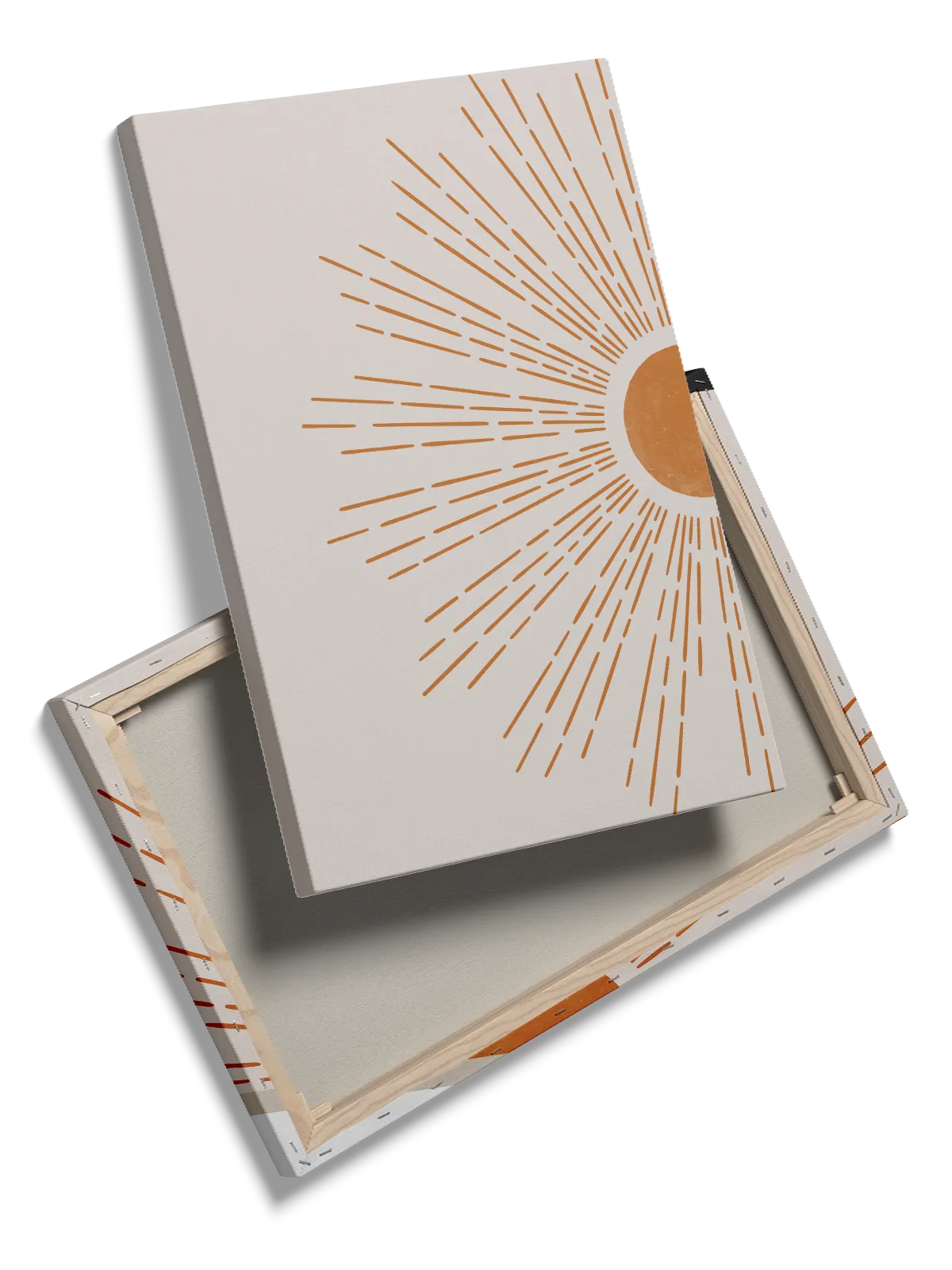 Radiant Sunburst Lines Plakat