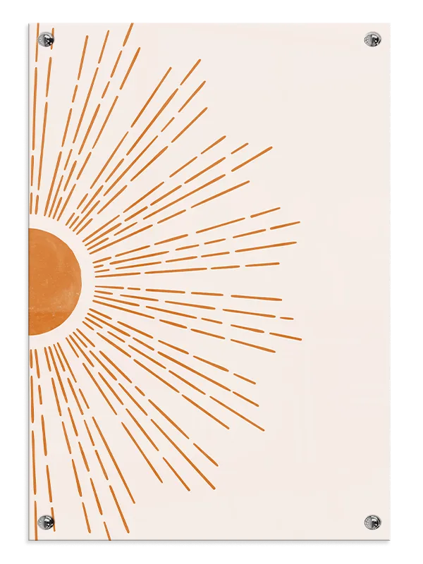 Solar Radiance Burst Plakat