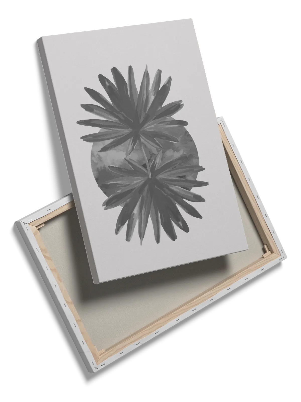 Monochrome Palm Silhouettes Plakat
