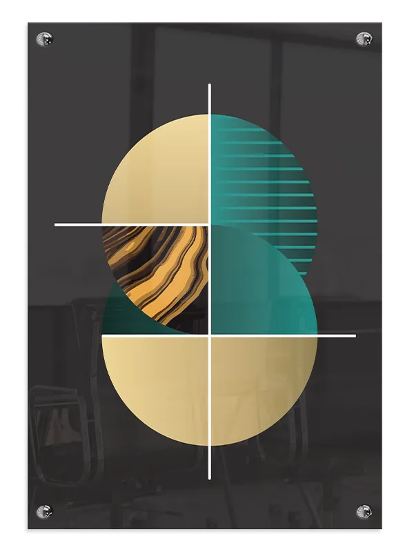 Segmented Orb Composition Plakat