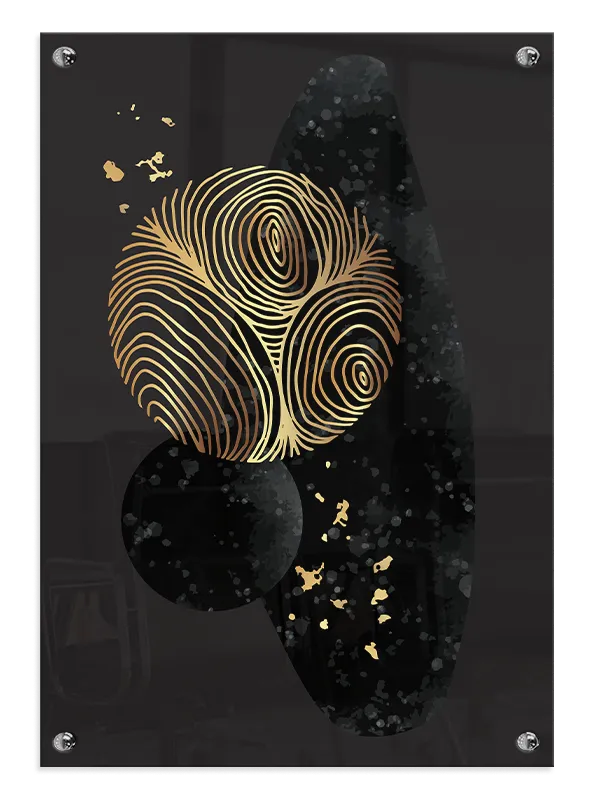 Golden Vein Sphere Plakat