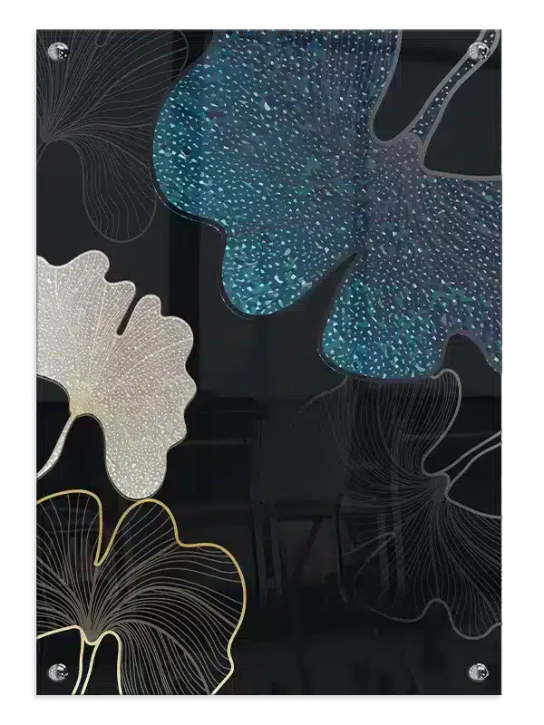 Luminous Ginkgo Leaves Plakat